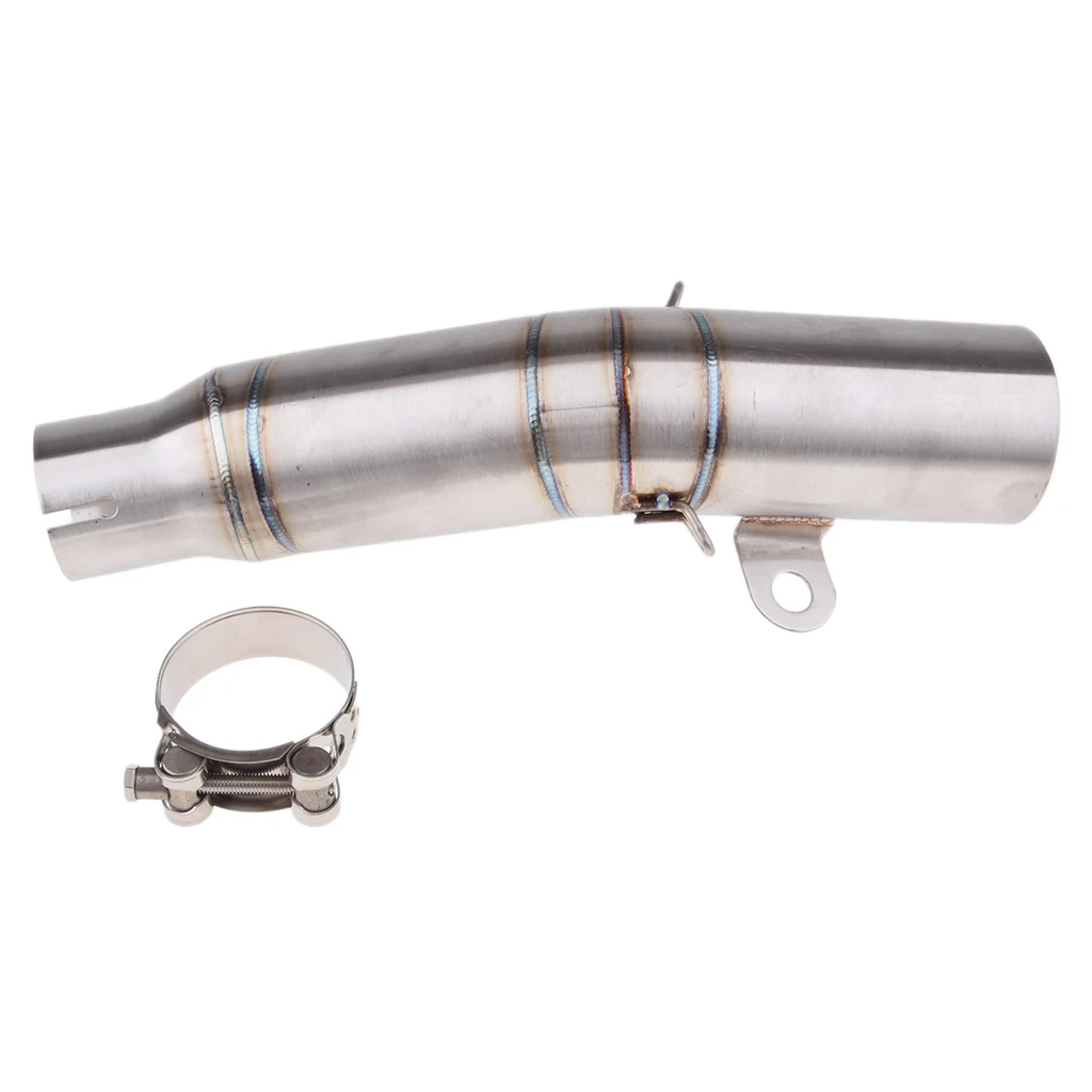 Motorcycle Exhaust Middle Pipe Connect Mid Link Pipe System For Yamaha