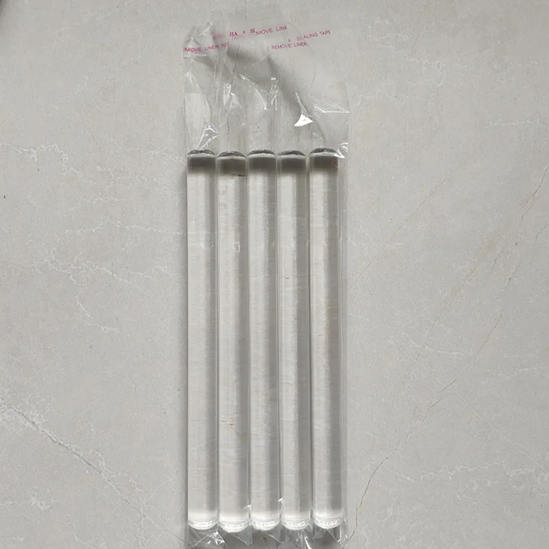 Non-stick Acrylic Embossed Rolling Pin Transparent Rolling Pin Cake Roller Decorating Pastry Dough Tool Noodle Dough Stick4