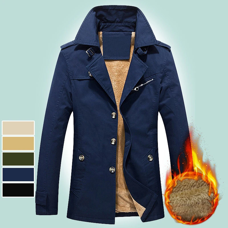 Winter Jacket Men Outwear Waterproof Windbreaker Jacket