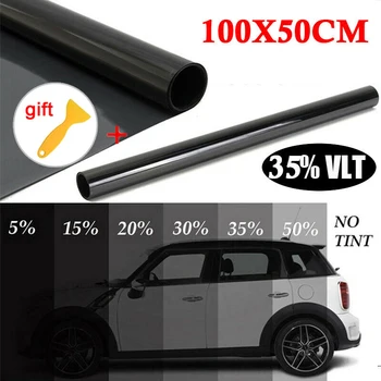 

Van Sticker Anti scratch Glass 100x50cm Home Window Film Professional 35% VLT