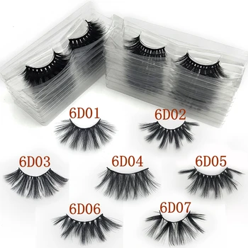 

3D Mink Faux Eyelashes Natural Wispy Fluffy Dramatic Volume Fake Lashes Extension Handmade Cruelty-free Eyelash Wholesale