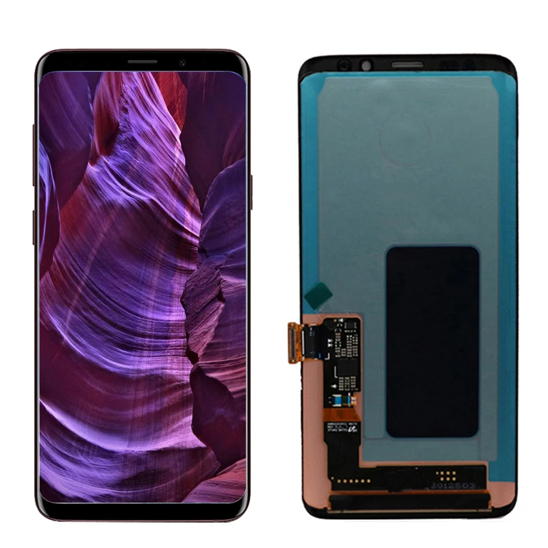 Оригинальный дисплей с рамкой для SAMSUNG Galaxy S9 G960 Plus G965 G965F ЖК-дисплей сенсорным