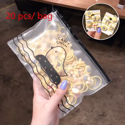 20/40 шт./лот нарисованной длинноволосой девочкой аксессуары Подарочная коробка резинки для волос в форме цветка зажим бантами ободок повязка на голову, Симпатичные повязки для волос для K - Цвет: 2