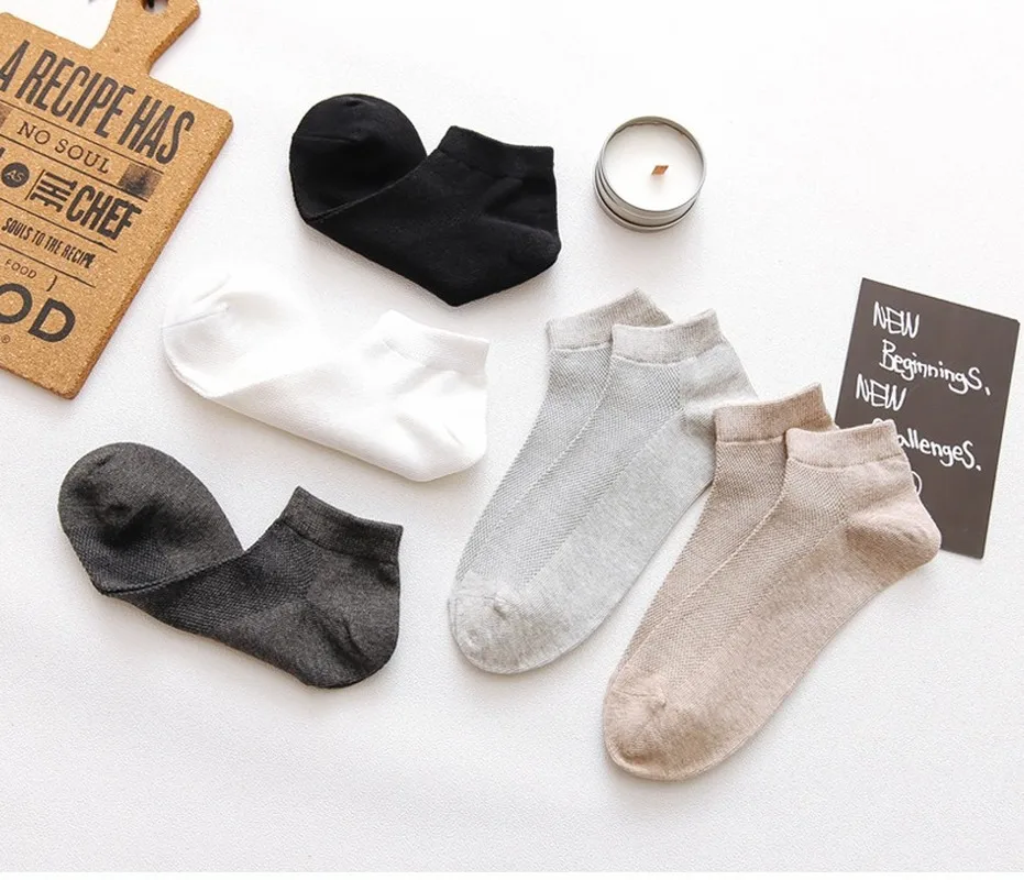 

Harajuku Solid Color Sport Summer Hip Hop 100 Cotton Mens Socks Gifts for Casual Cool Standard Fashion Off White Gift Men Socks