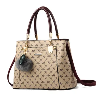 

Women's Fashion Handbag 2020 New Laptop Book Bags Printed Shoulder Bag from Women's Cross-Body Bag