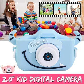 

2.0 Inch Screen Kids Mini Digital Camera 2000W Photography Children Toys Gift IPS Color Screen 32GB Memory