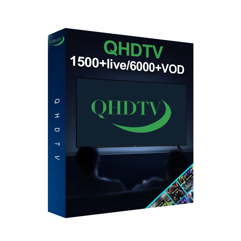 6 Month code NO Box Код активации ТВ QHD для tv Box 1500+ Live/6000+ VOD французский, английский, арабский, итальянский, немецкий, голландский код активации - Цвет: 6 Month code NO Box