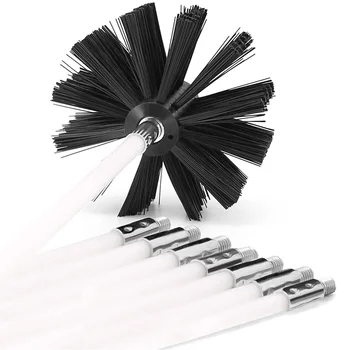 

Flexible Dryer Lint Vent Cleaner Reinforced Nylon Rotary Dryer Brush Dryer Duct Cleaning Kit(20Ft, 10Rods)