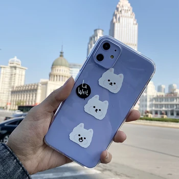 

STARRY FOREST 3 heads west highlander dog transparent soft case for iPhone 11 promax XS XR XSmax cute design