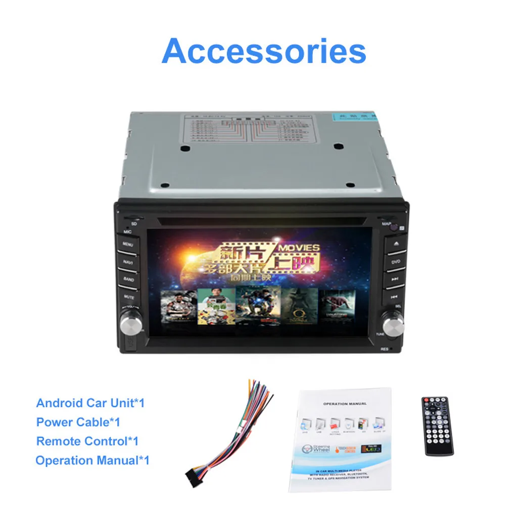 6,2 двойной 2DIN Зеркало Ссылка автомобильный стерео CD dvd-плеер Bluetooth USB SD FM TV Радио автоматическая вверх и вниз панель Дизайн Автоматический