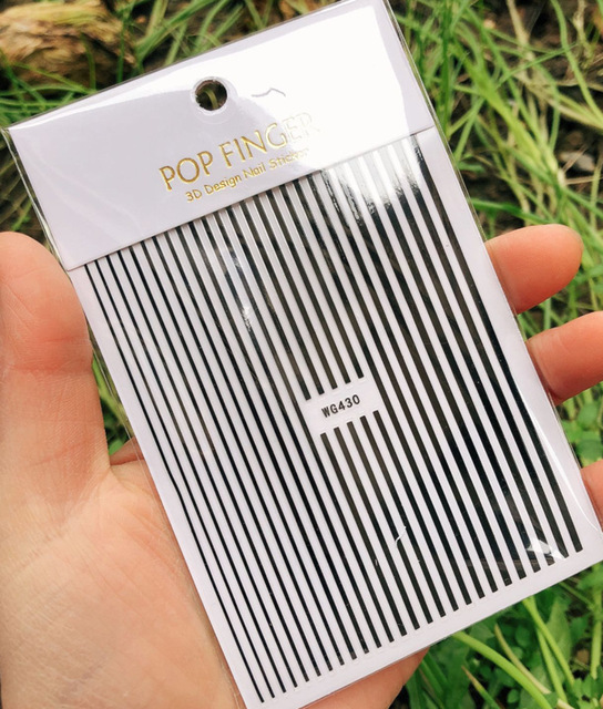 yeni eski İngilizce büyük boyutu 80mm * 103mm numaraları tırnak çıkartmaları Wrap 3D tırnak sanat malzemeleri 6 renkli mektup numarası tırnak Sticker C003(1)