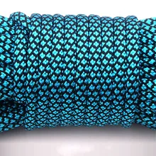 100 метров 7 основных стендов Paracord 550 парашютный шнур веревочка Mil Спецификация Тип III 7 ниток оборудование для альпинизма кемпинга выживания