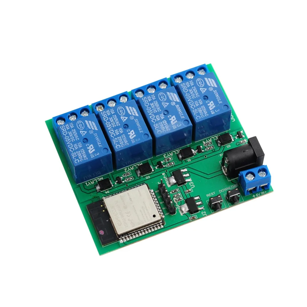 ESP32S 4 Channel Wifi Bluetooth Relay