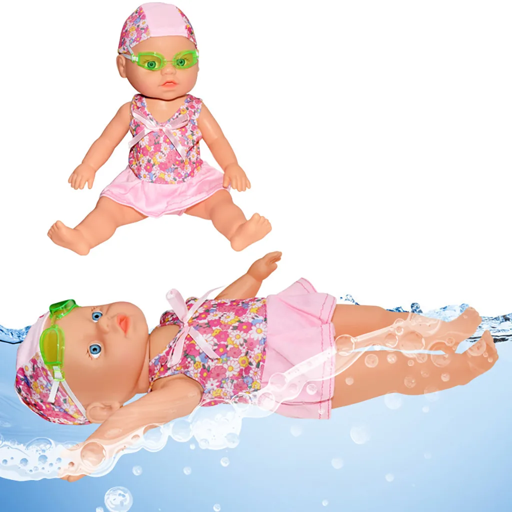 Куклы для новорожденных Забавный водяной бассейн водонепроницаемой электронной