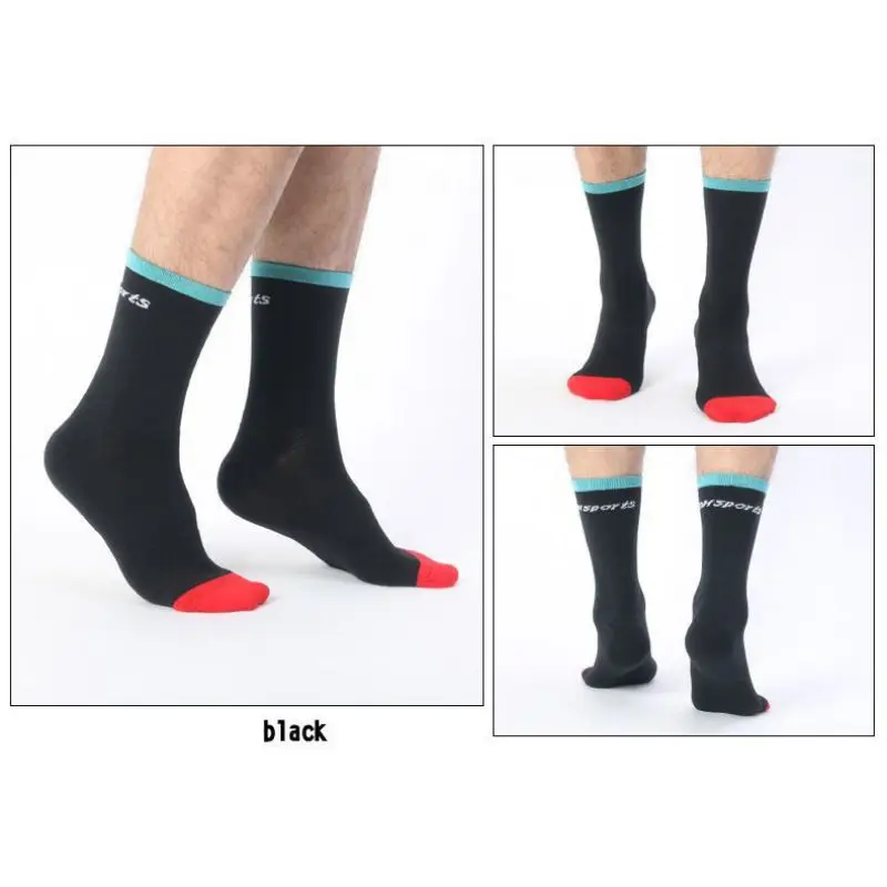 1 пара спортивных носков для мужчин и женщин дышащие средней длины профессиональные Компрессионные спортивные носки для тренировок на открытом воздухе