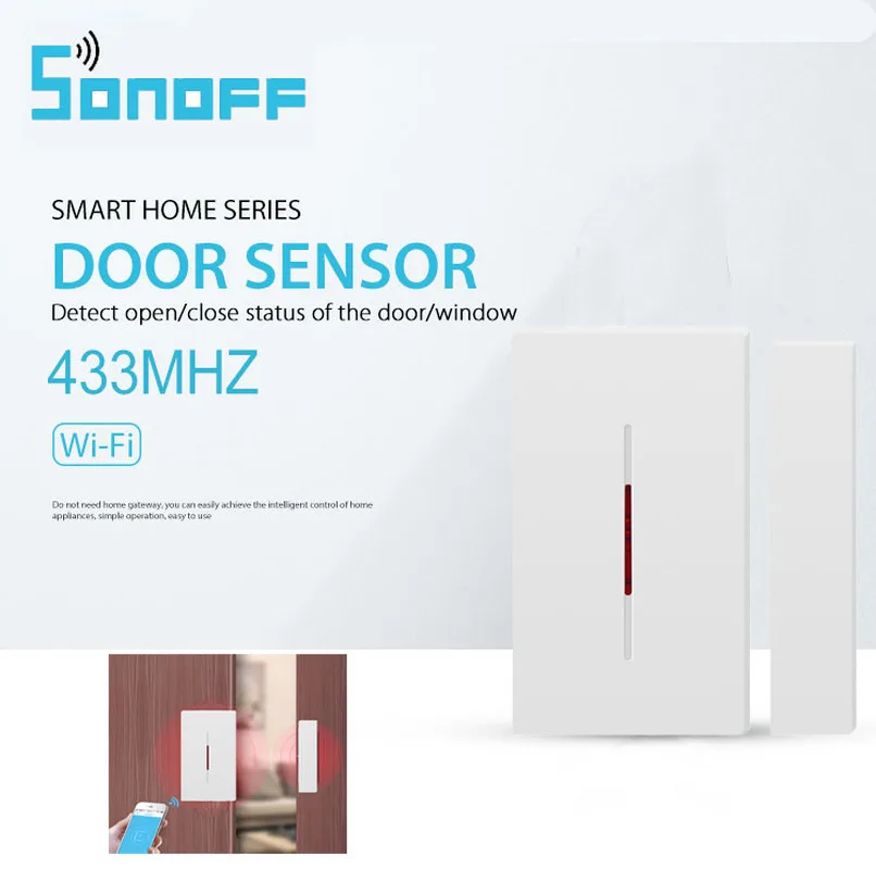 

Ewelink Itead SONOFF DW1 433MHz Smart Home Wireless Door & Window Alarm Intruder Sensor for Smart Home Security Kits