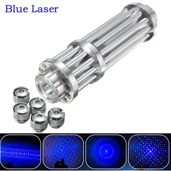 

High Power Powerful Blue Laser torch Flashlight Burning Match/Burn Light Cigars/candle/Silver Hunting Lazer pointer