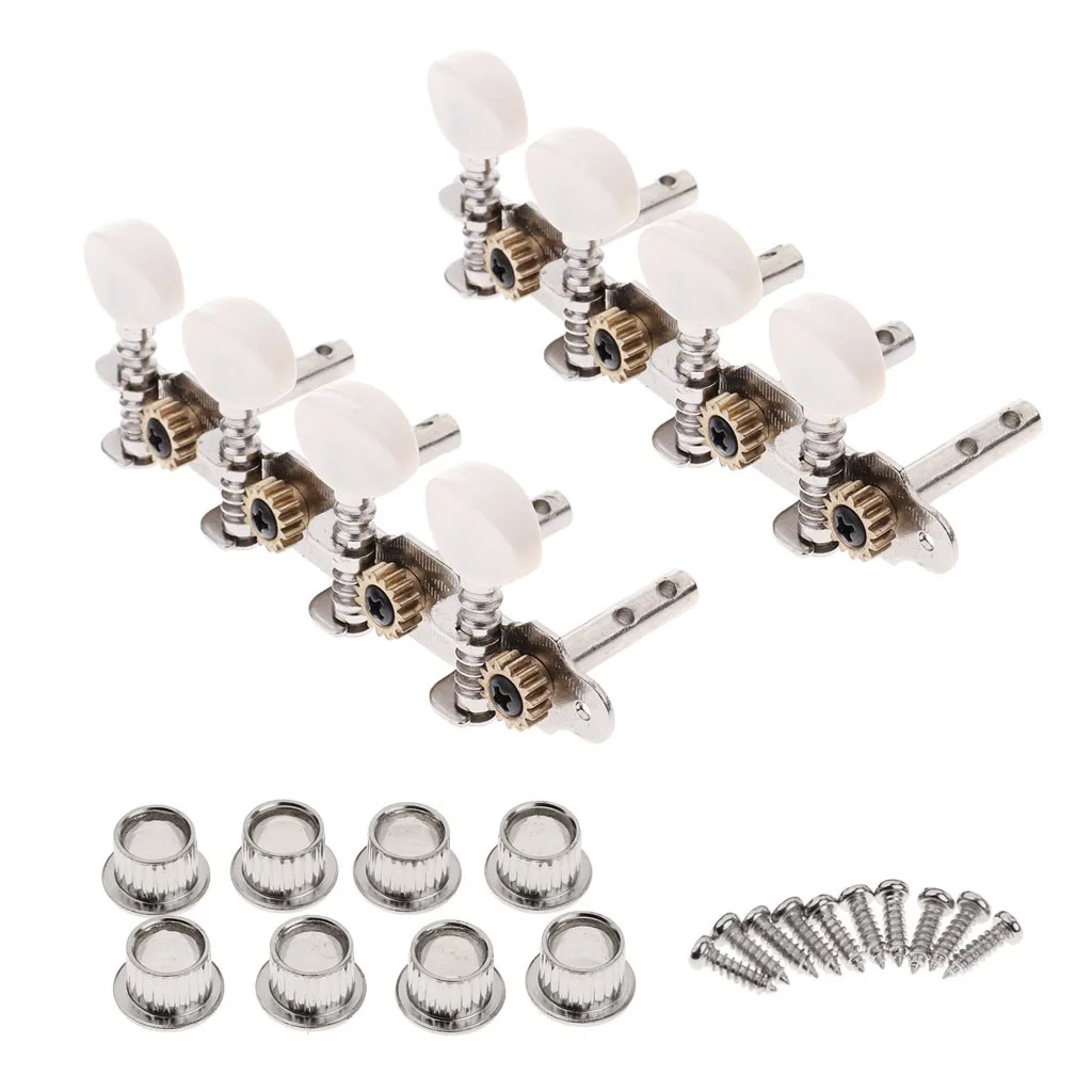4L 4R Heavey Duty Steel Machine Heads Tuning Pegs Set For 8 String Mandolin