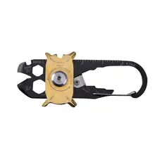 20 w 1 kieszonkowe narzędzie uniwersalne gadżet odkryty przenośny EDC Mini narzędzie brelok odkryty Camping Key Ring awaryjne narzędzia do przetrwania