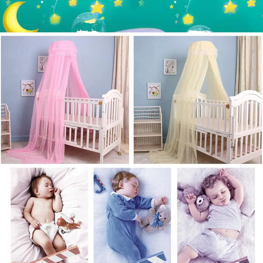 Kidlove Детская летняя кроватка москитная сетка для младенцев портативная детская кроватка Складная защитная сетка с кронштейном