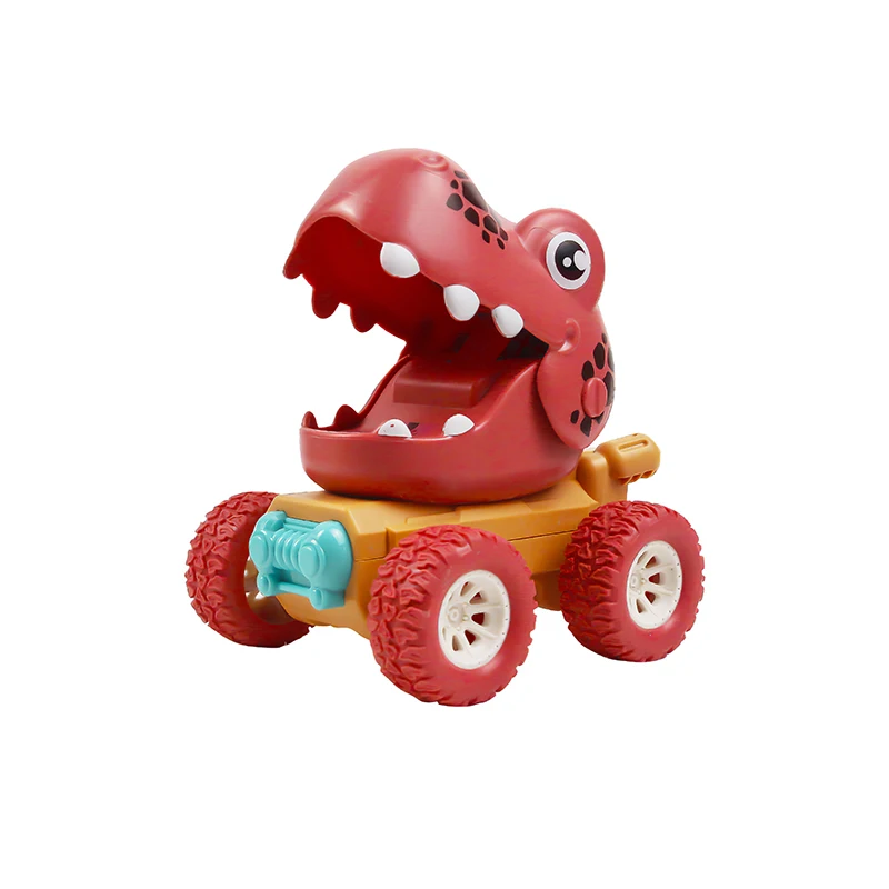 Children's Cartoon Elastic Dinosaur Pull Back Car 3-9 Years Old Boy And Girl Toy Developmental Baby Toys Gift For Kids | Игрушки и