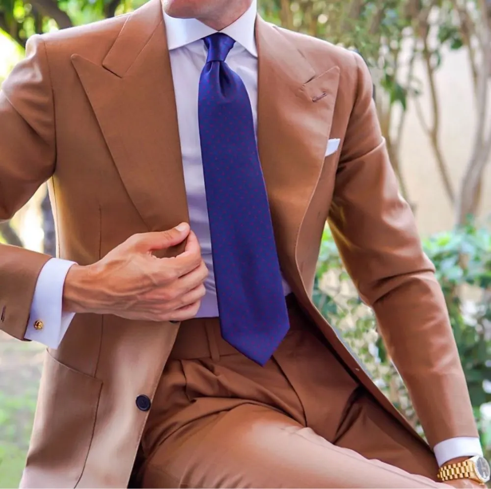 

New Design Formal men Suits Custom Made Groom Tuxedos Mens Wedding Suits Wedding/Prom/Beach Best Man Blazer Tux (Jacket+Pants)