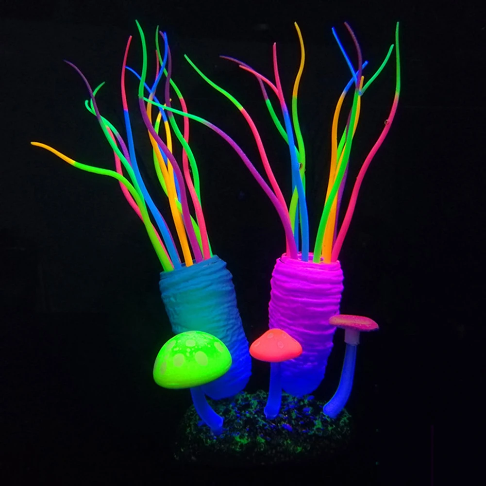 Aquarium Fish Tank Decoration Artificial Plant Silicone Sea Squirt Fake Plant Aquarium Decoration Pet Products