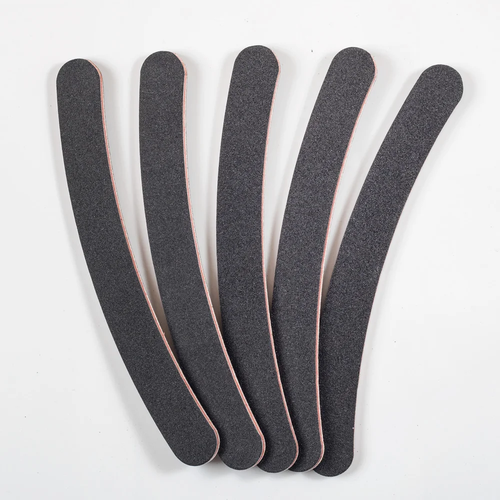 

1/5/10 pcs/Lot Professional Nail File 100/180 Manicure Lime Buffing Beauty Acrylic Tools Curve Banana Nail Files for Nail Art
