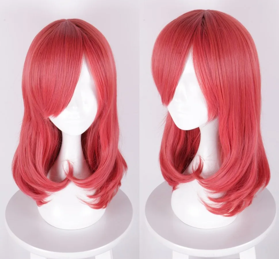 Аниме LoveLive! Love Live Maki Nishikino короткий красный термостойкий косплей костюм парик для