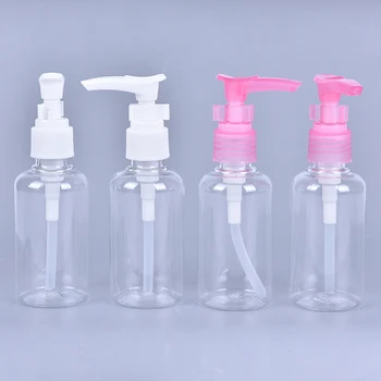 

1/5PCS Plastic Press Pump Spray Lotion Bottles Cosmetic Sample Containers 75ml /100ml