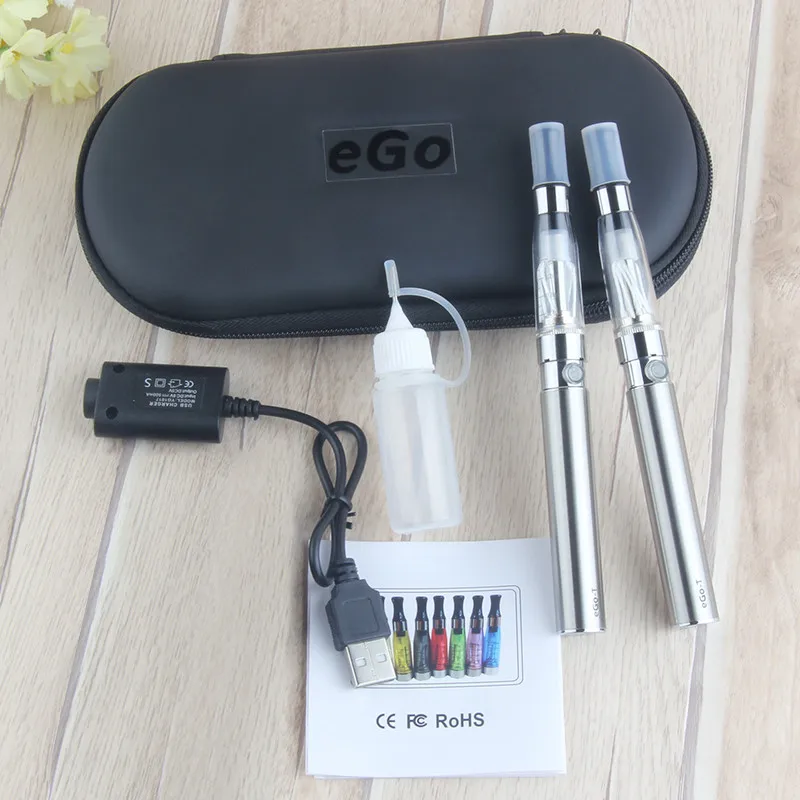 

1.6ml CE4 Clearomizer eGo CE4 Double Kit Electronic Cigarette Ego T Battery Atomizer Tank Dual Vape Vaporizer Pen