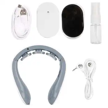 

Neck Shoulder Massager Deep Tissue Massager Neck Vibration Electric Heating Cervical Vertebra Care Massager 6 + 2 mode Portable