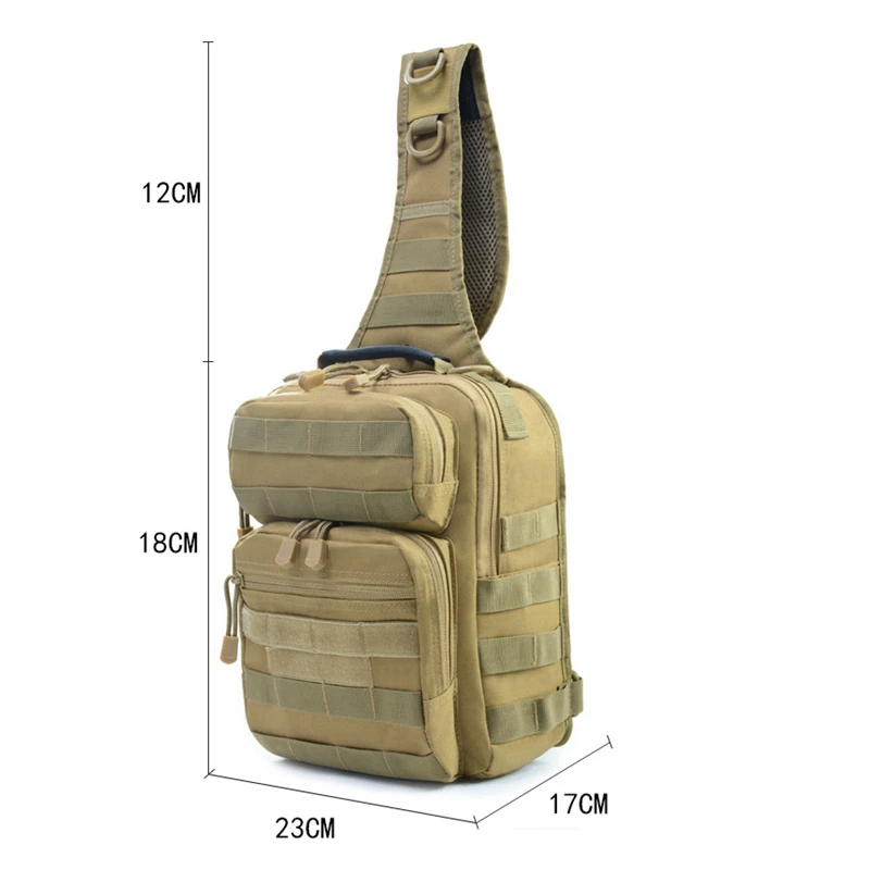 Тактическая Сумка Molle Спортивная нагрудная сумка на плечо для активного отдыха