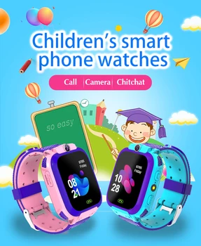 

Children's Smart Waterproof Watch Anti-lost Kid Wristwatch not GPS have Positioning SOS Function Android&IOS just ENGLISH