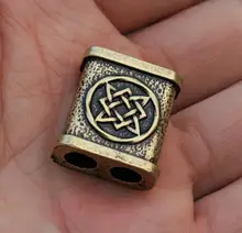  1pcs viking bead slavic bead jwelry Inner diameter 5mm Bracelet accessories Bracelet charm 