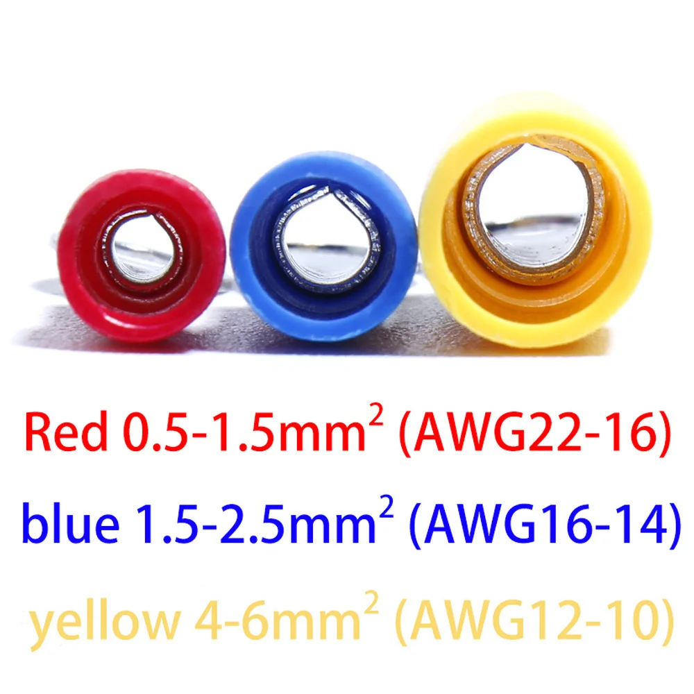 Cold pressed electrical cable terminals Insulated spring plug connectors Automotive accessories