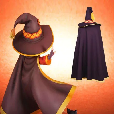 KonoSuba benediction de dieu/ce monde merveilleux Megumin плащ халат tenue uniforme аниме костюмы для косплея