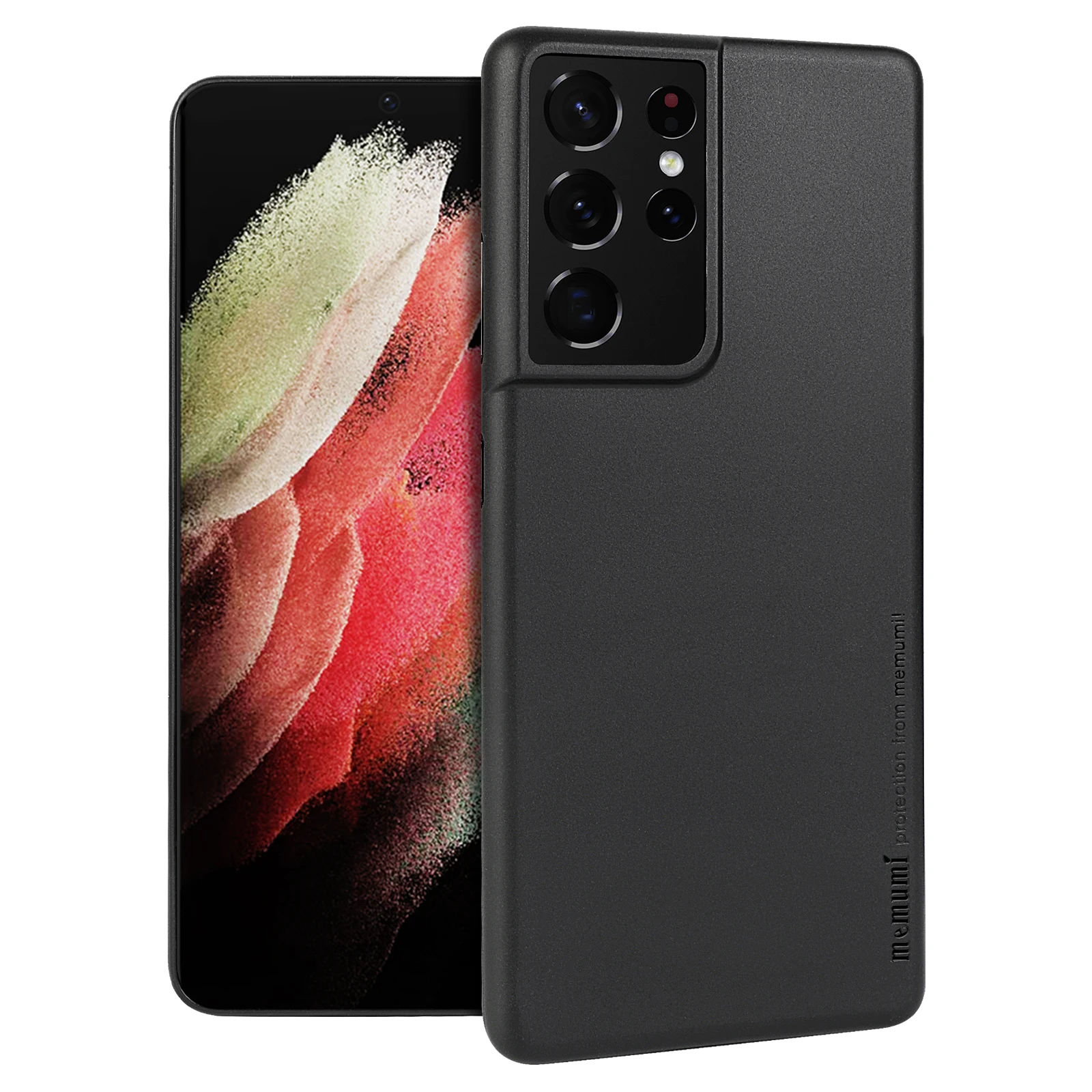 memumi Ultra Slim Case for Samsung Galaxy S21 S21 Plus S21 Ultra 0.3 mm Thin Matte Translucent Back Cover S21 Ultra Phone Case