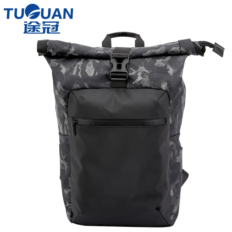 

Tu guan Backpack Men Outdoor Sports Casual Camouflage Backpack Waterproof Multi-functional Travel Bag Large Capacity School Bag