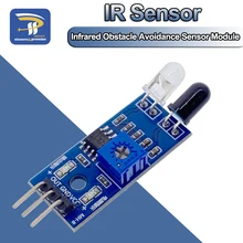Ir robô automotivo, obstáculo infravermelho, módulo de sensor de evitação, carro inteligente, 3 fios, fotoelétrico, novo