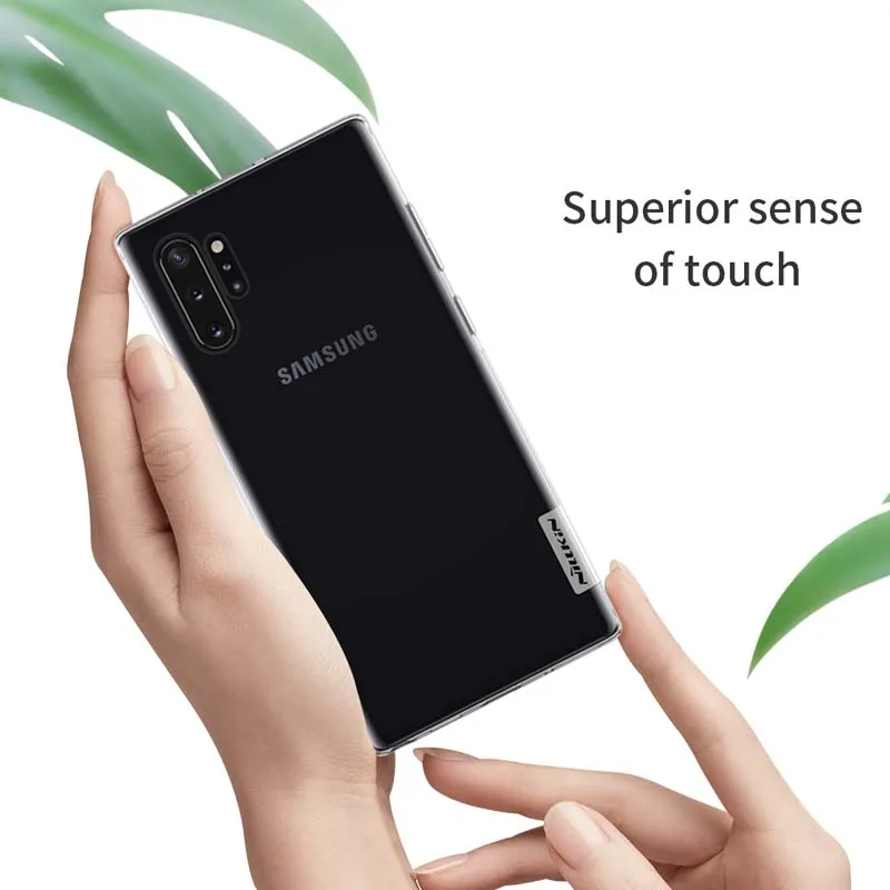 For Samsung Galaxy Note 10 Plus case Nillkin Nature Transparent Clear Soft Silicon TPU Cover For Galaxy Note 10 Phone Shell Capa