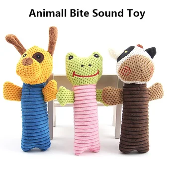 

Pet Bite Resistant Vocal Toy Puppy Cat Dog Plush Toy Sound Toy Simulation Animal Shape Dog Bite Toys For Small Dog Pet Supplies