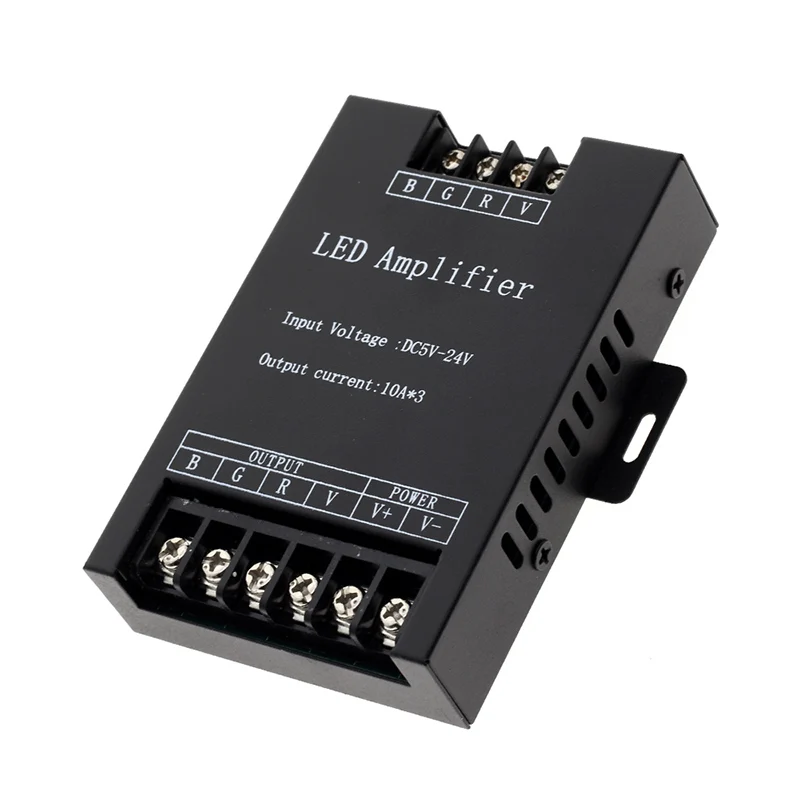 DC12V-24V 24A RGB усилитель RGBW светодиодный Усилитель сигнала контроллера для светодиодной ленты световая лента RGB RGBW rgbww усилитель мощности