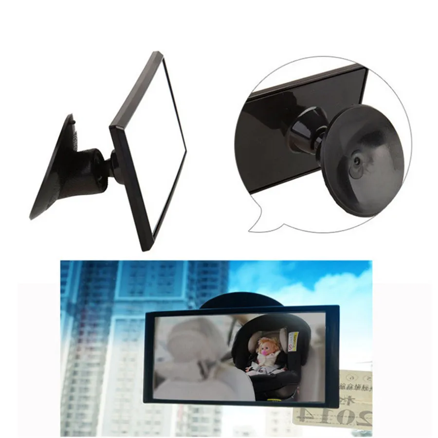 

Car Safety Easy View Back Seat Mirror Baby Facing Rear Ward Child Infant Care Square Safety Baby Kids Monitor