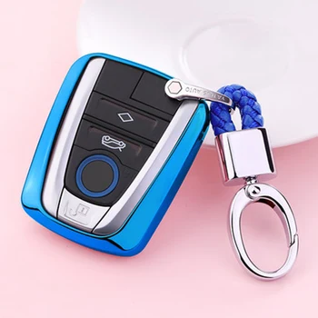 

Hot Sale Soft TPU Car Styling Smart Key Case Cover For BMW I3 I8 Series 2014 2016 2017 Protection Key Shell Keychain Accessories
