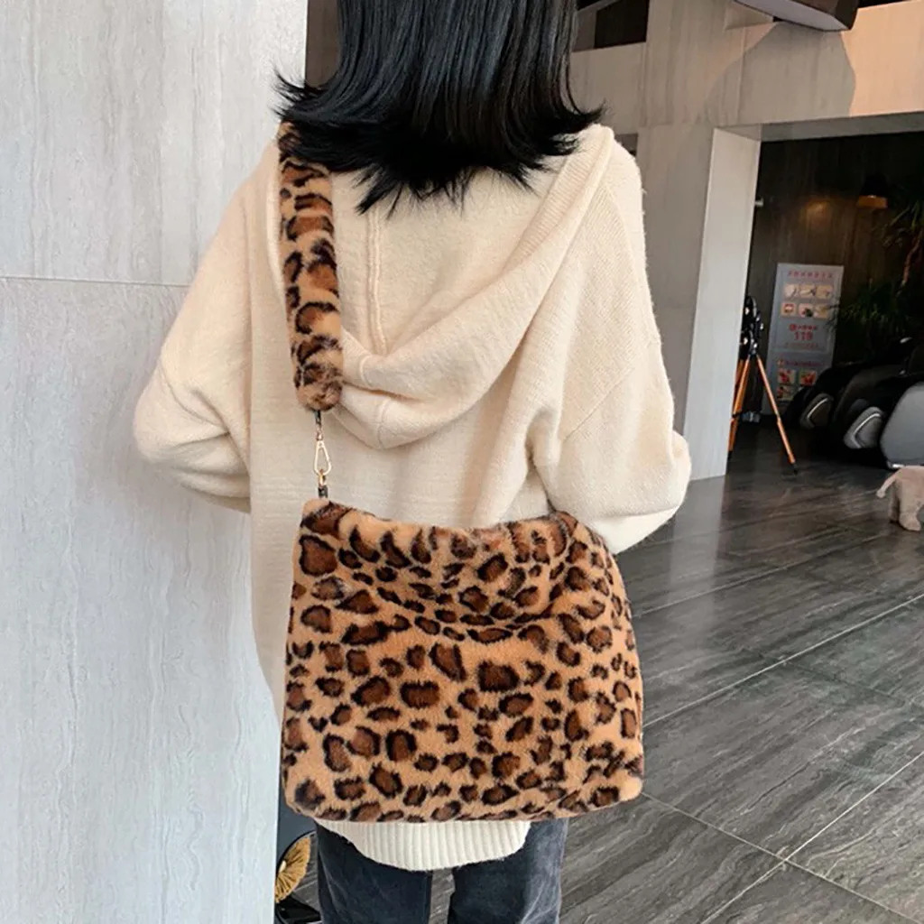 Leopard Crossbody Bags For Women Fashion Shoulder Bag Autumn Winter Messenger Bag Luxury Handbags Women Bags Designer New