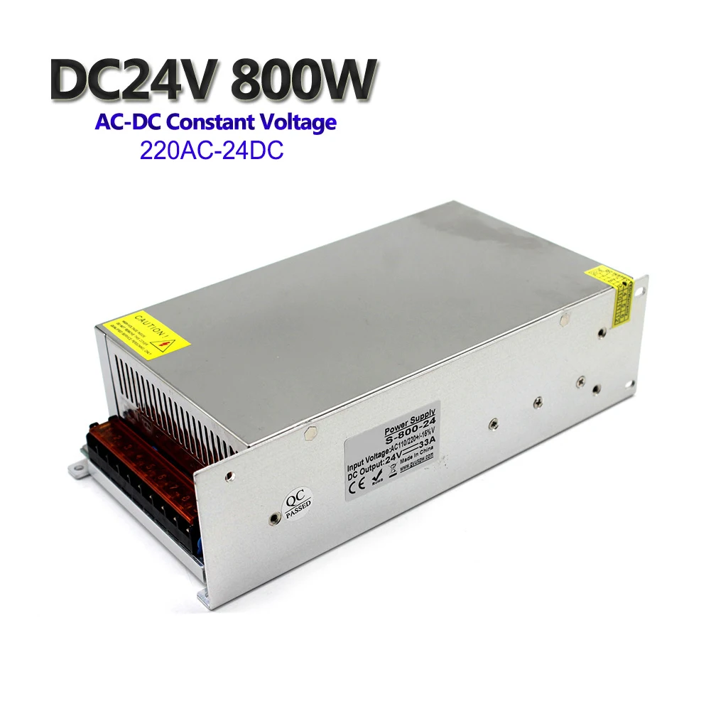 DC24V 720W 800W 1000W до 29A 33A 41.7A импульсный источник питания трансформатор Импульсный источник питания адаптер 110V 220V - Питание: 33A 800W
