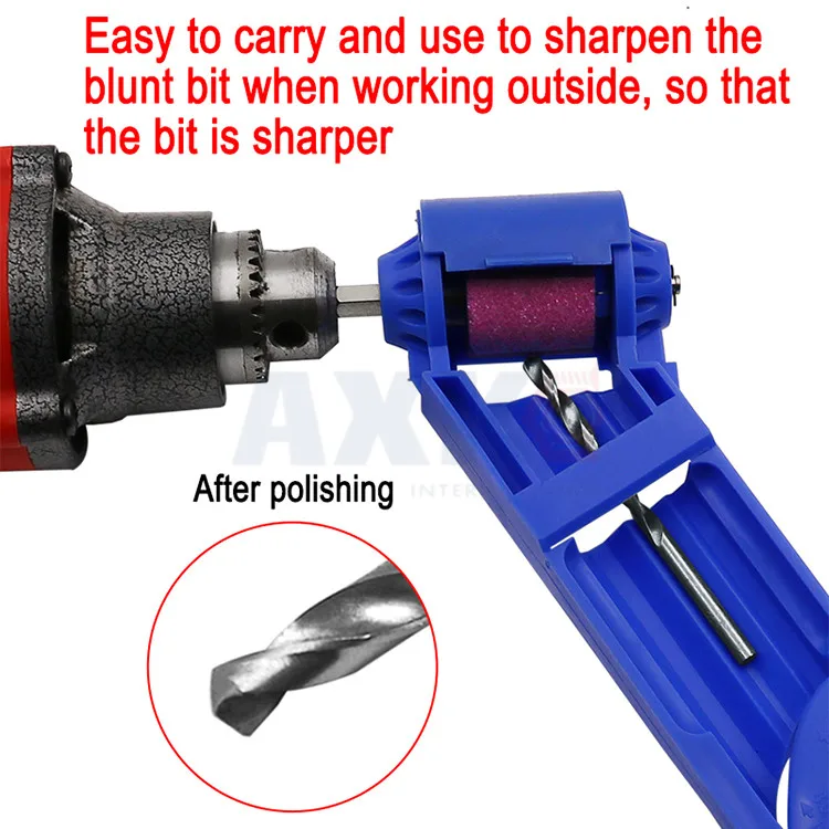 Power Tool 2-12.5mm Portable Drill Bit Sharpener Corundum Grinding Wheel for Grinder Tools for Drill Sharpener DT071
