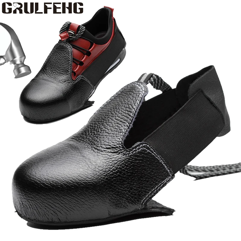 

Leather European Standard Anti-smashing Non-slip Safety Shoe Cover Unisex Steel Toe Industrial Protective Shoe Cover
