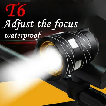 

T6 LED Cycling Bike Bicycle Head Light Flashlight With 3 Modes Torch 360 adjust USB MTB waterproof hot sale Bike Accessories